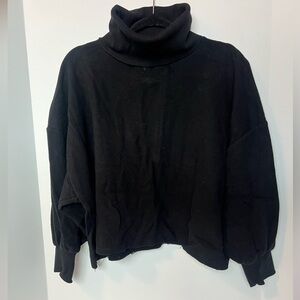 Who What Wear Black Turtleneck Sweater